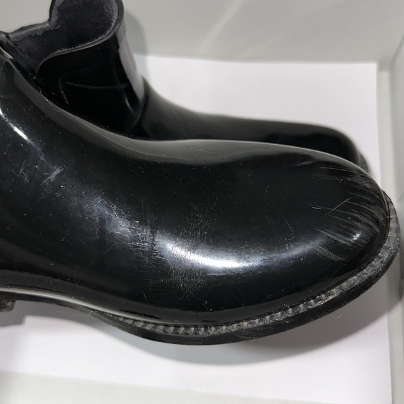 🔥🔥🔥Michael Kors Black Short Rubber Rainboots - Picture 5 of 8